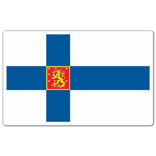 Pegatinas: Bandera de Finlandia