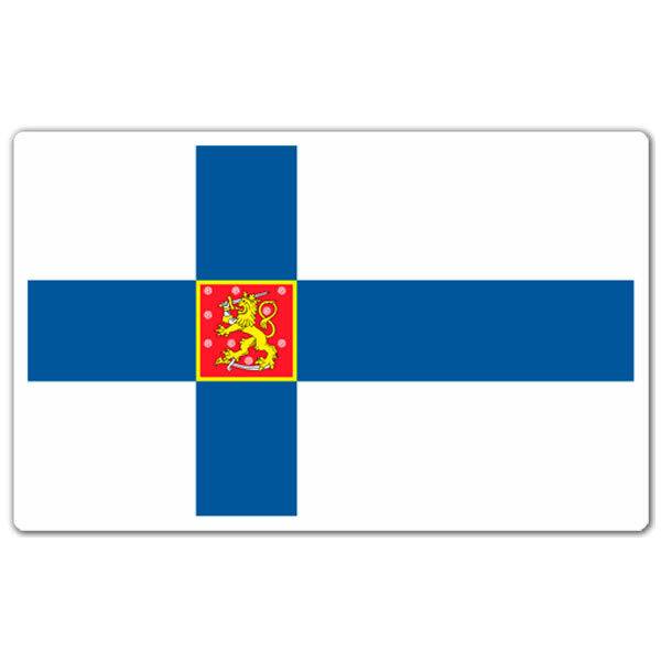 Pegatinas: Bandera de Finlandia