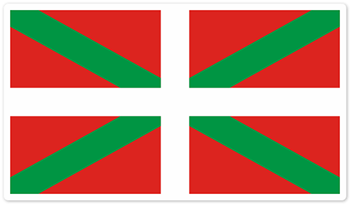 Pegatinas: Bandera Ikurriña