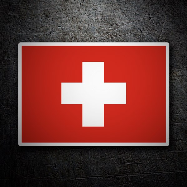 Pegatinas: Bandera de Suiza