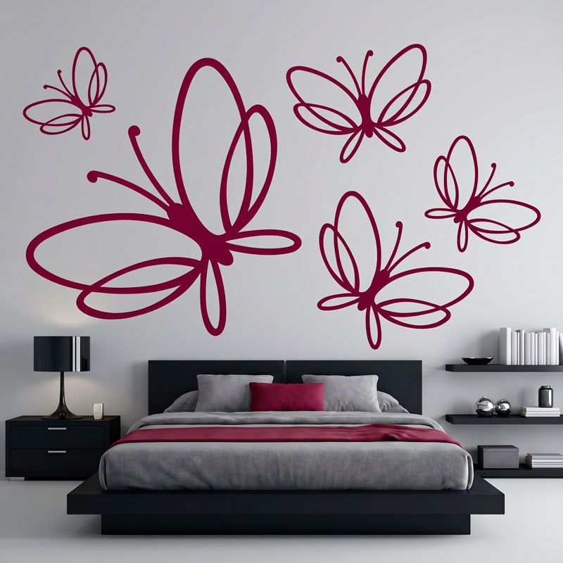 Kit 5 Mariposas Noltea 5