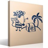 Vinilos Infantiles: Tesoro del ratón pirata