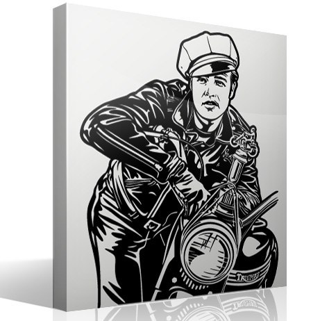 Vinilos Decorativos: Marlon Brando - Salvaje