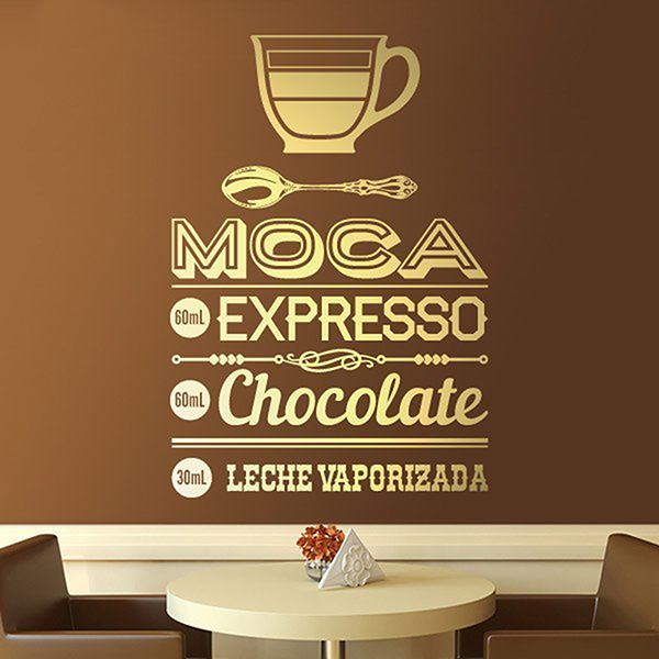 Vinilos Decorativos: Café Moca
