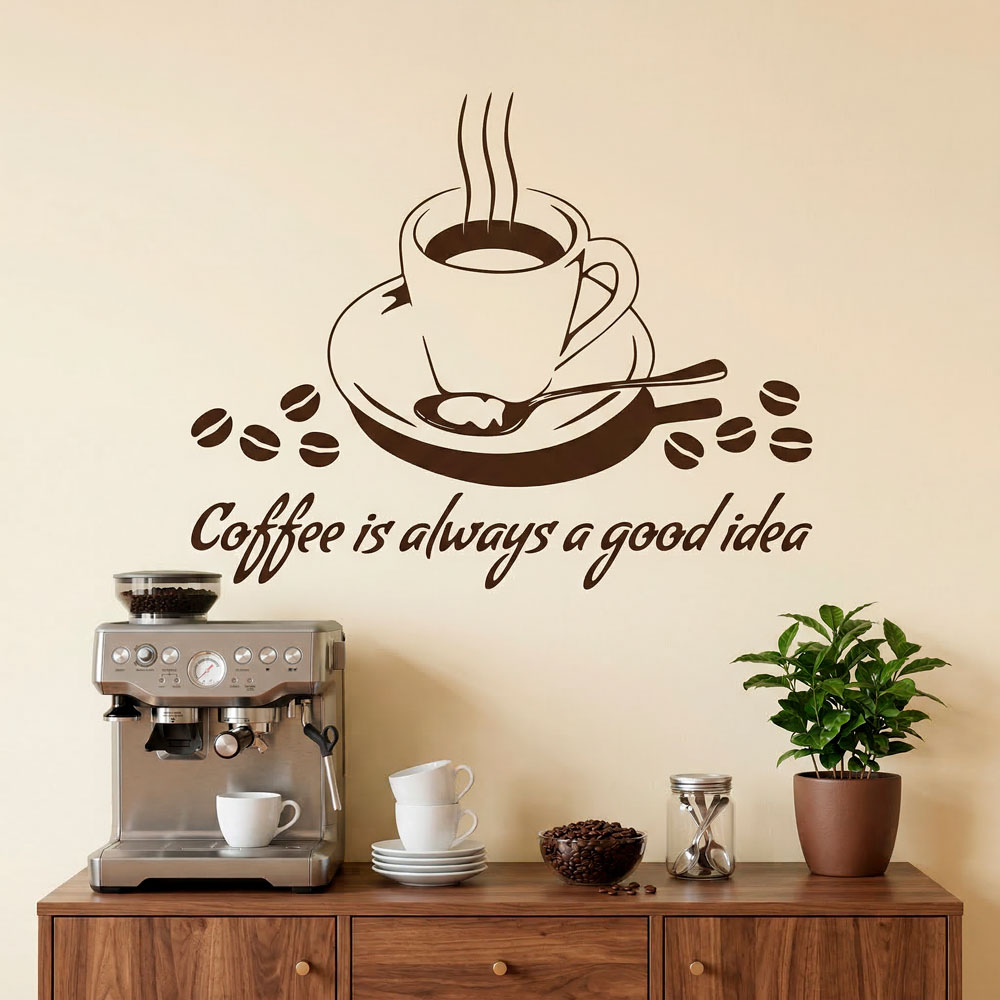 Vinilos Decorativos: Coffee is always a good idea