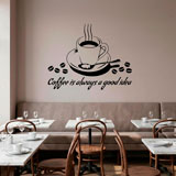Vinilos Decorativos: Coffee is always a good idea 5