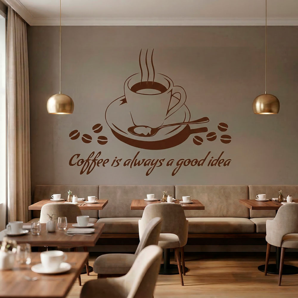 Vinilos Decorativos: Coffee is always a good idea