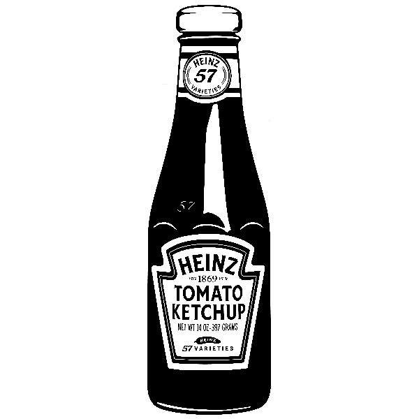 Vinilos Decorativos: Ketchup Heinz