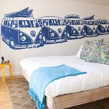 Vinilos Decorativos: 5 Furgonetas VW Surferas 2