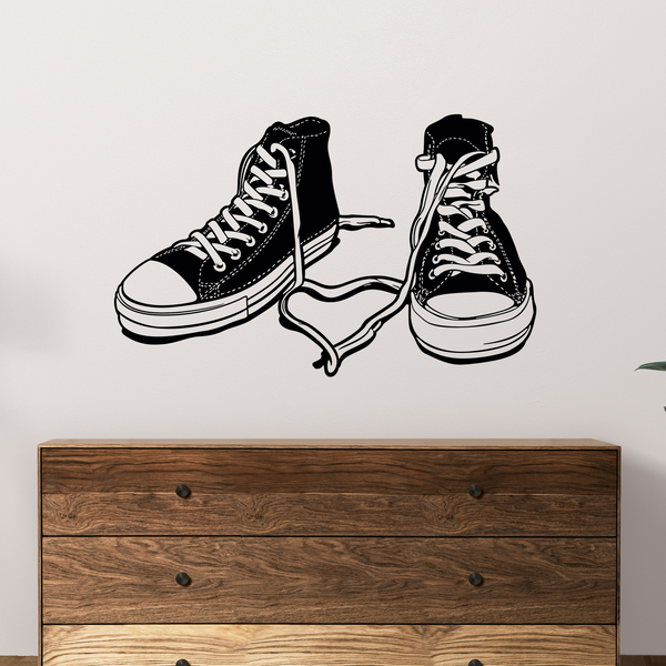 Vinilo decorativo Zapatillas Converse TeleAdhesivo