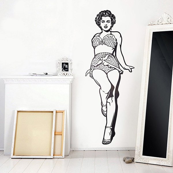 Vinilos Decorativos: Marilyn Monroe en Bikini