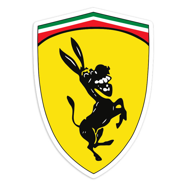 Pegatinas: Escudo Parodia Burro Rampante