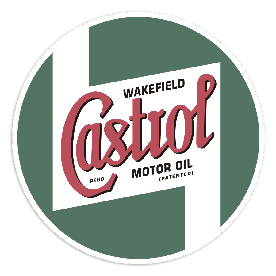 Pegatinas: Logotipo Retro Wakefield Castrol