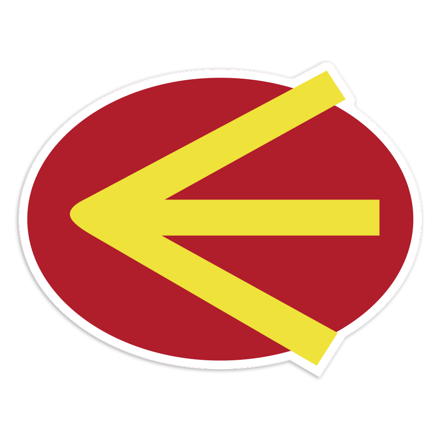 Pegatinas: Energie Vintage Flecha Amarilla