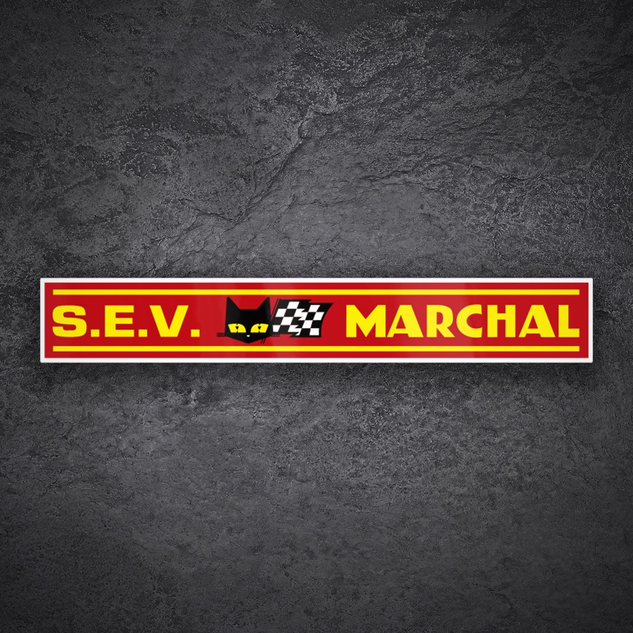 Pegatinas: Logotipo S.E.V. Marchal Rojo