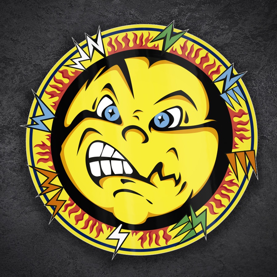 Pegatinas: Sol Valentino Rossi