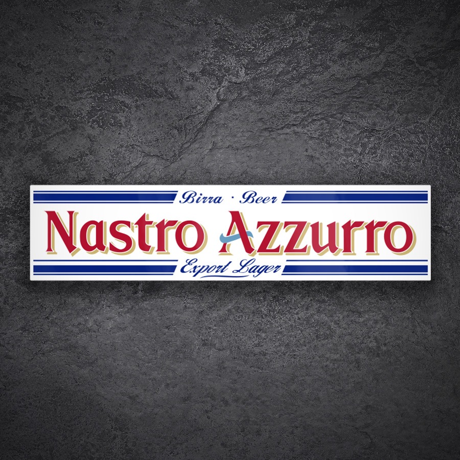 Pegatinas: Nastro Azzurro Retro