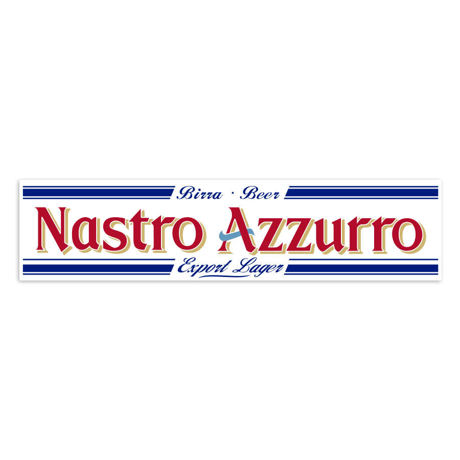 Pegatinas: Nastro Azzurro Retro
