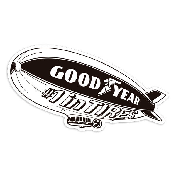 Pegatinas: Dirigible Goodyear