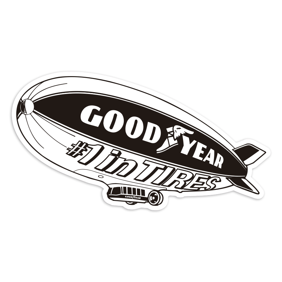 Pegatinas: Dirigible Goodyear