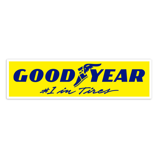 Pegatinas: Goodyear Amarillo #1 in Tires