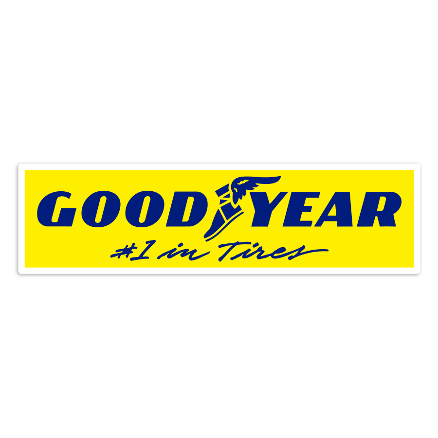 Pegatinas: Goodyear Amarillo #1 in Tires