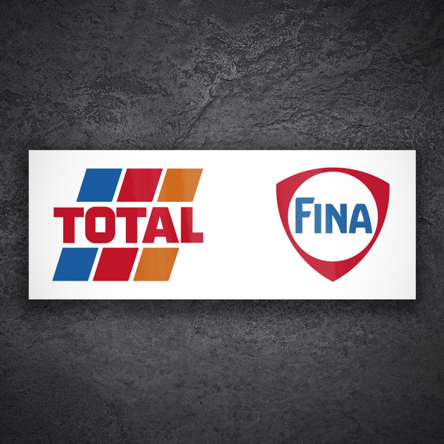 Pegatinas: Logotipos Total y Fina