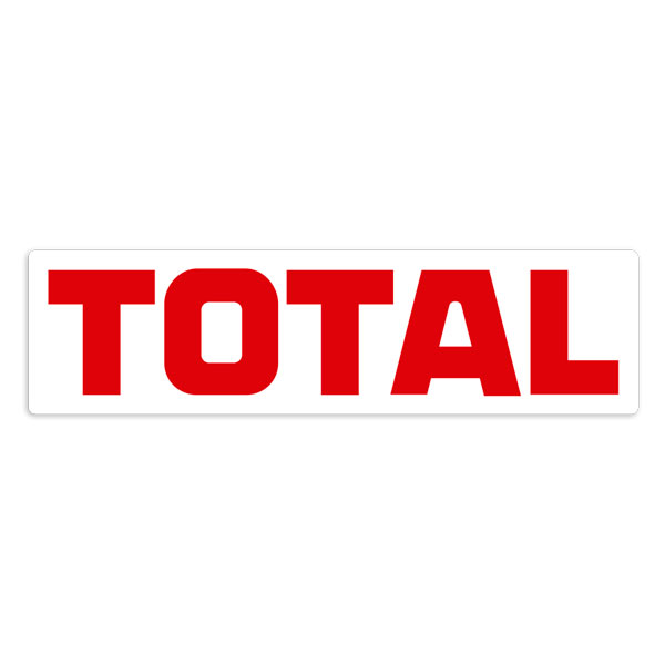 Pegatinas: Patrocinador Total Racing