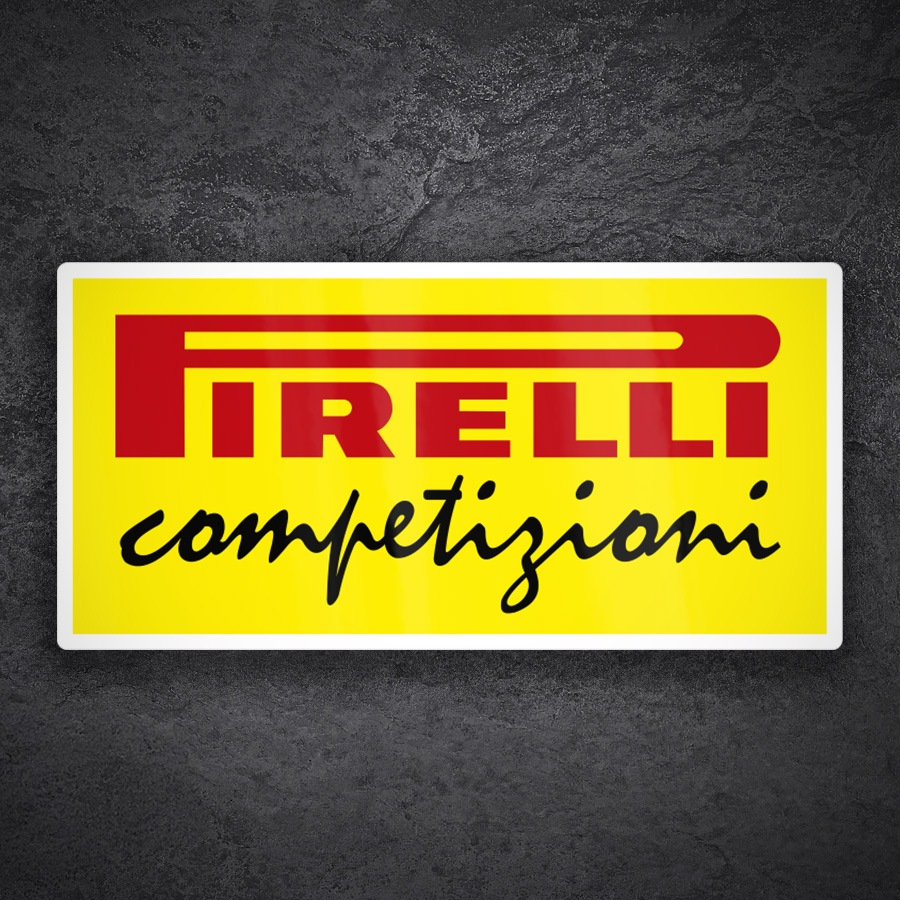 Pegatinas: Logotipo Pirelli Competizioni