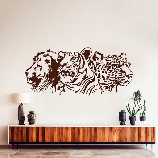 Vinilos Decorativos: León, tigre y leopardo