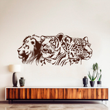 Vinilos Decorativos: León, tigre y leopardo 2