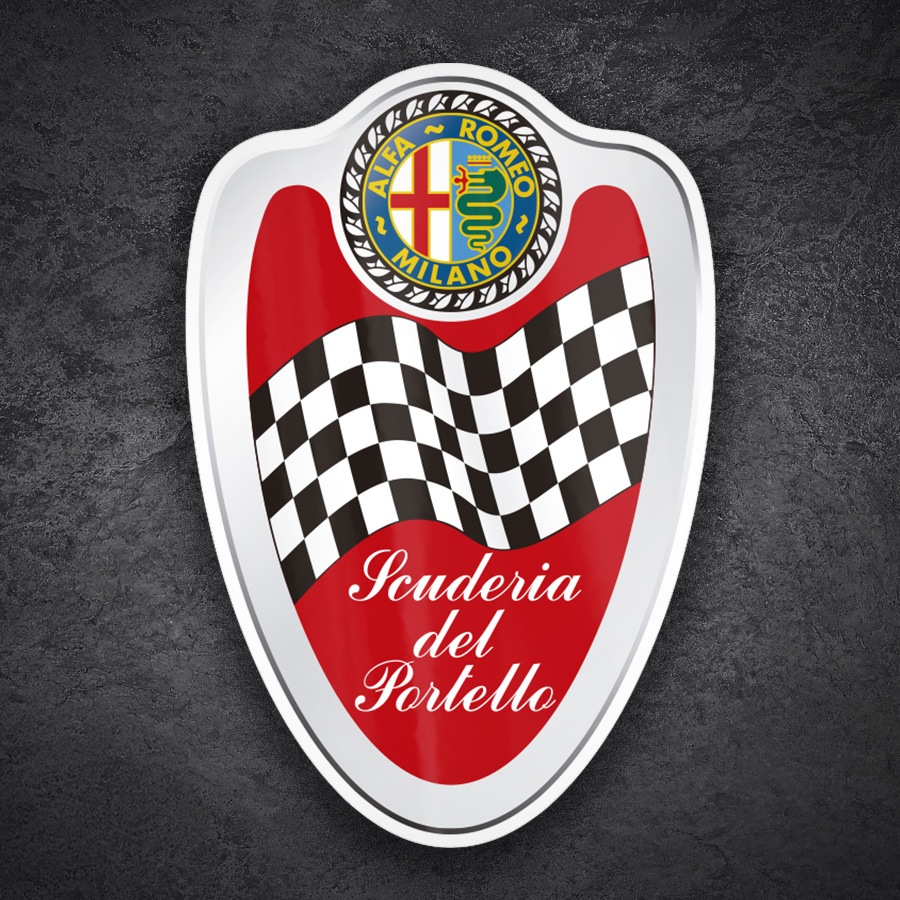 Pegatinas: Emblema Scuderia del Portello Alfa Romeo
