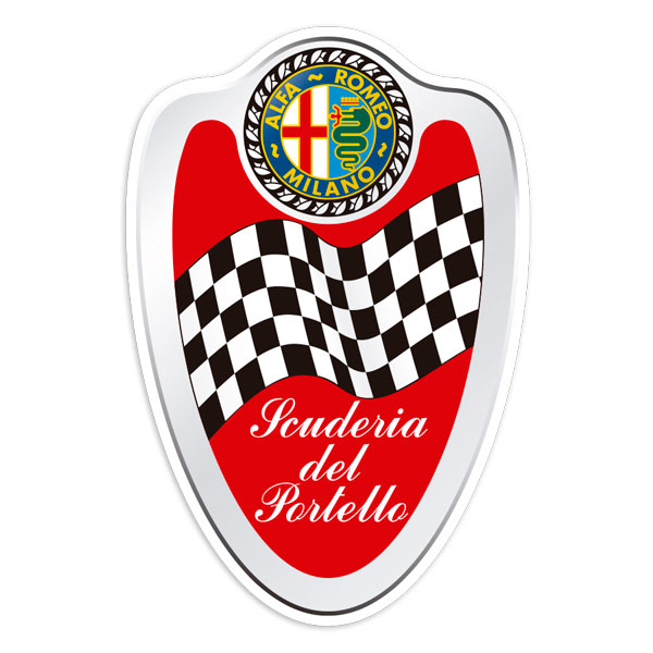 Pegatinas: Emblema Scuderia del Portello Alfa Romeo