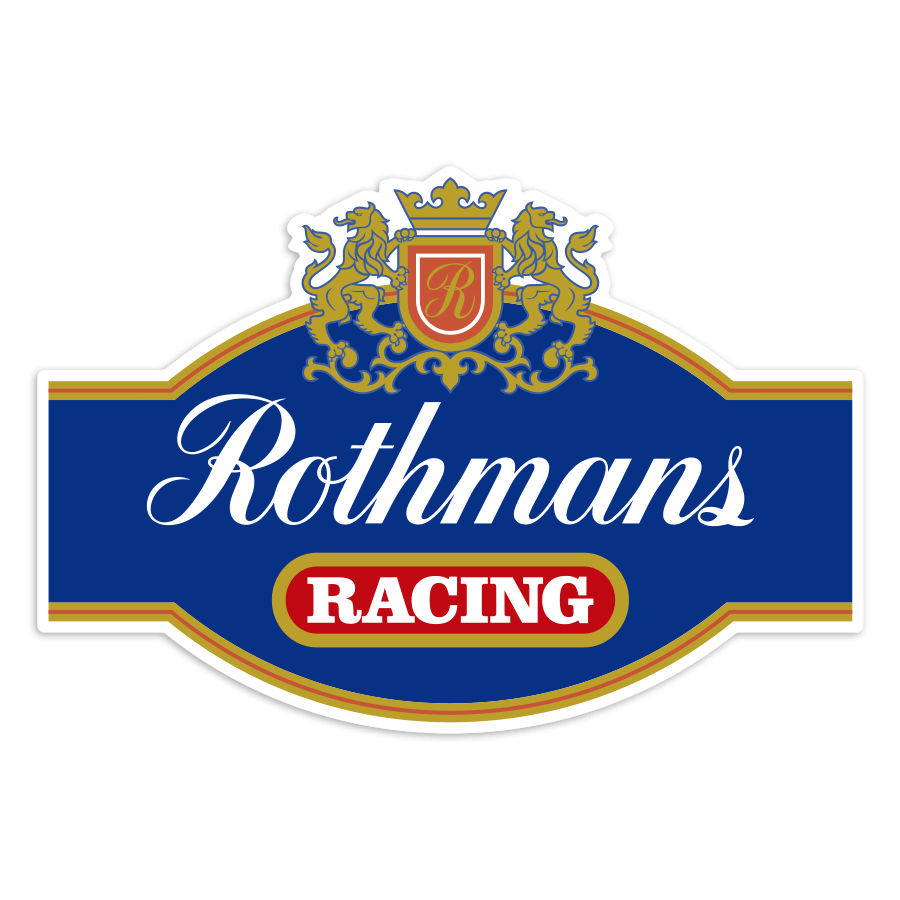 Pegatinas: Emblema Rothmans Racing Retro Motorsport