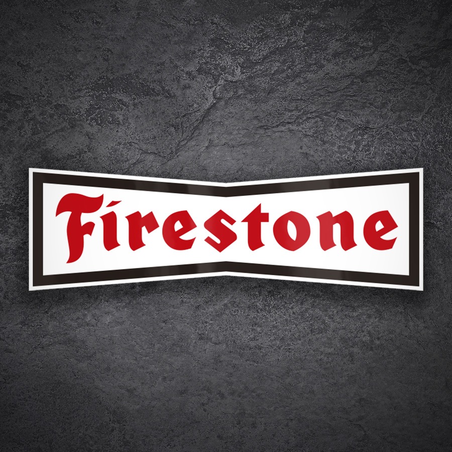 Pegatinas: Emblema Firestone Vintage Motorsport