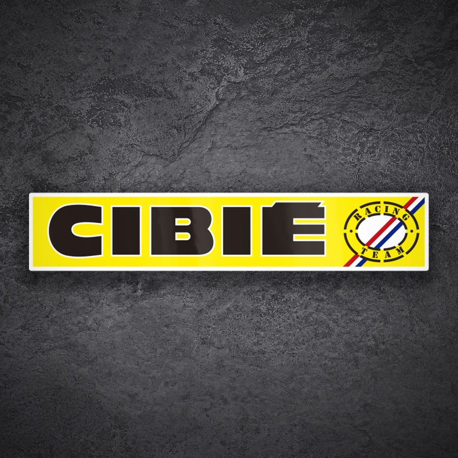 Pegatinas: Logotipo Cibi&eacute; Racing Team
