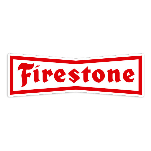 Pegatinas: Firestone Cl&aacute;sico Rojo
