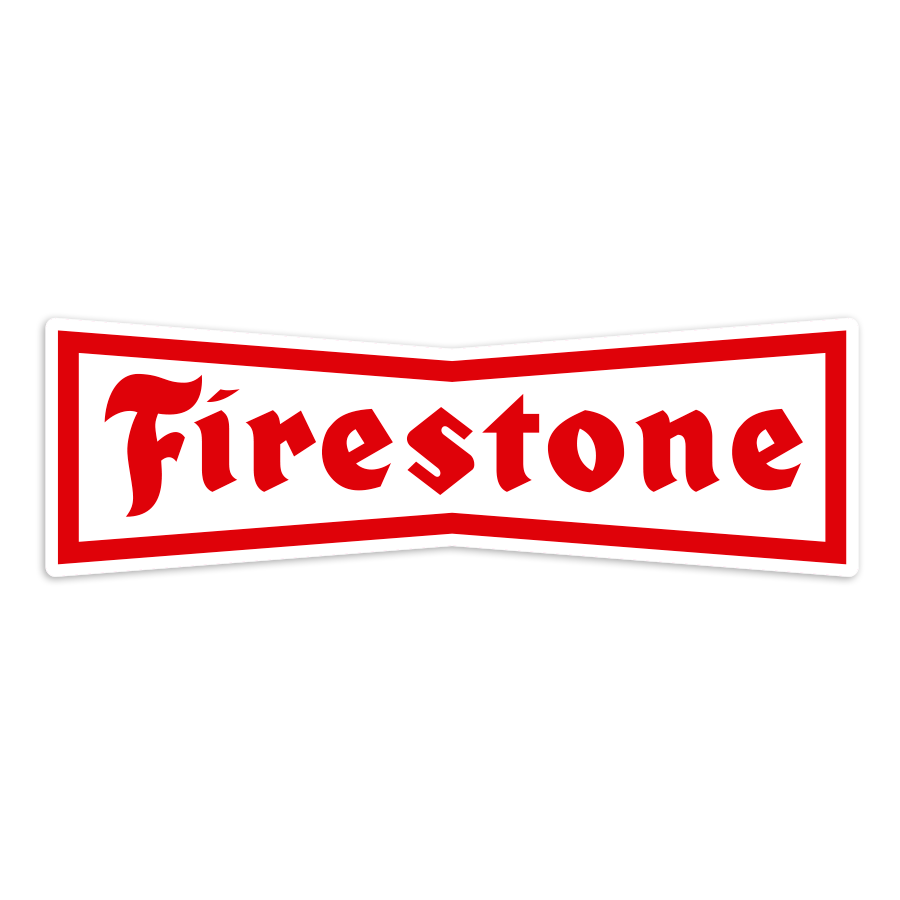 Pegatinas: Firestone Cl&aacute;sico Rojo