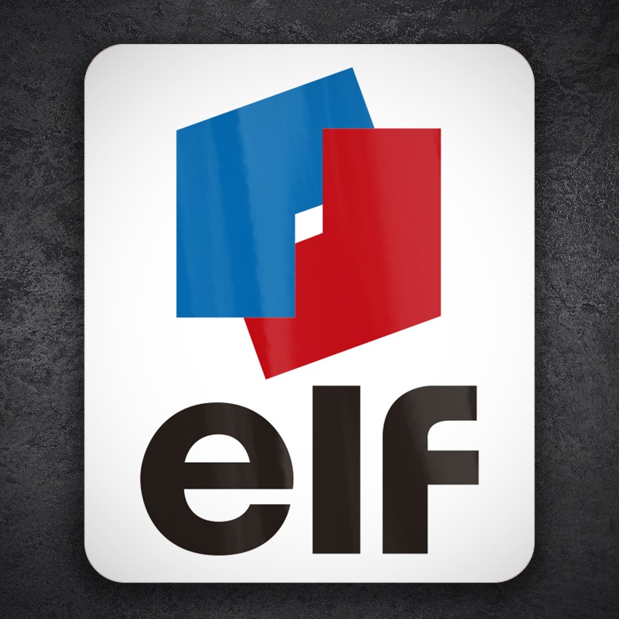 Pegatinas: Logotipo Elf Cl&aacute;sico