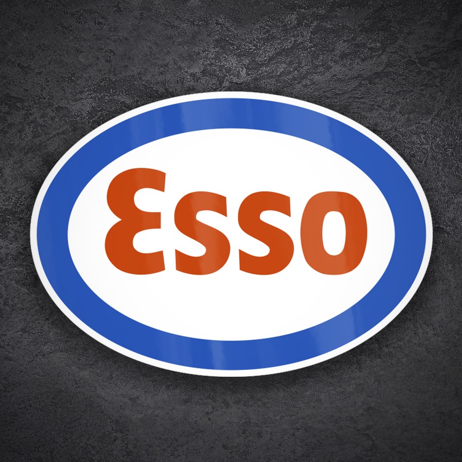 Pegatinas: Esso Cl&aacute;sico