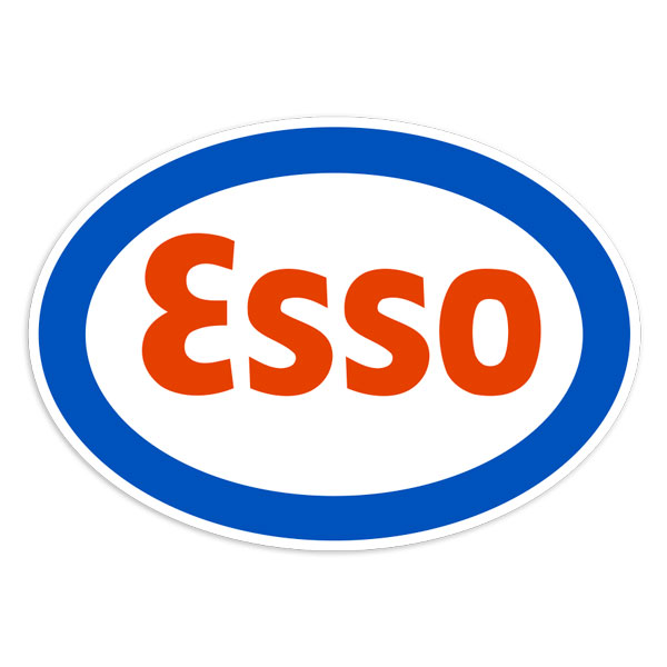 Pegatinas: Esso Cl&aacute;sico