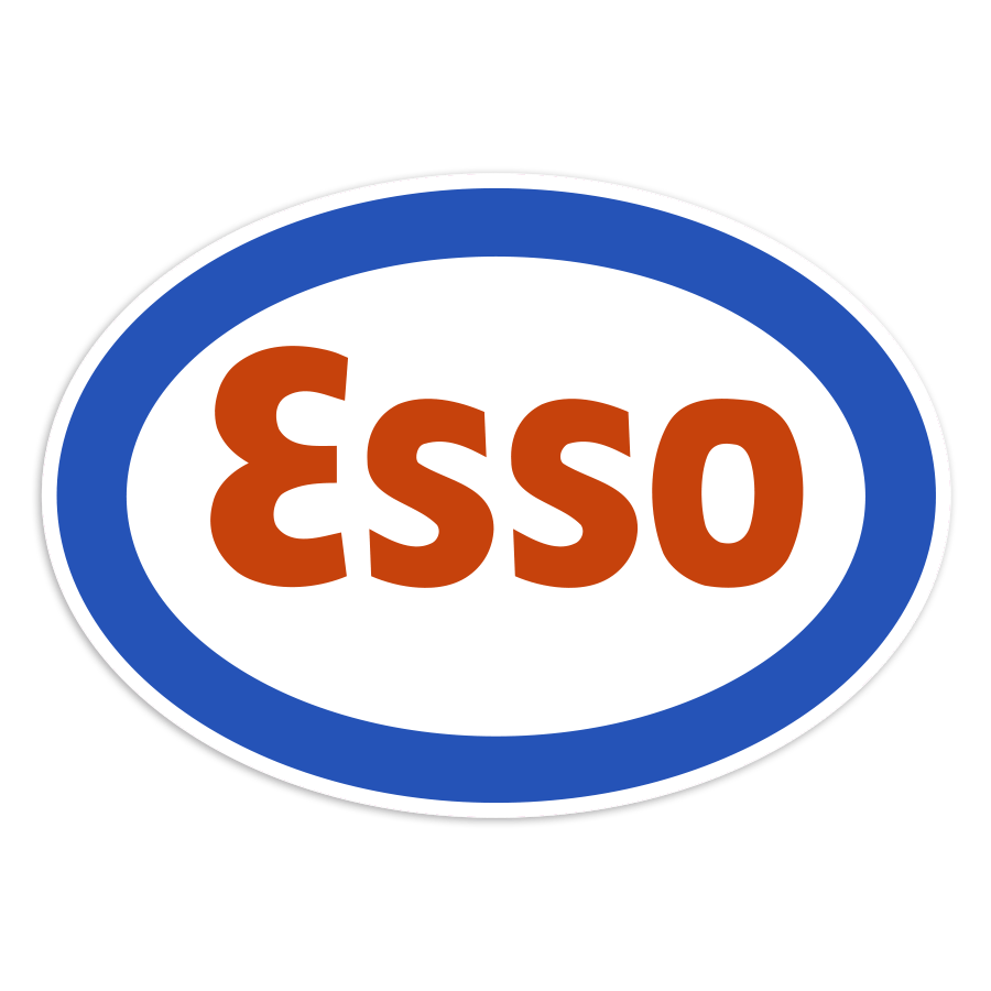 Pegatinas: Esso Cl&aacute;sico