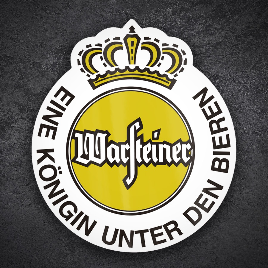 Pegatinas: Cerveza Warsteiner Retro