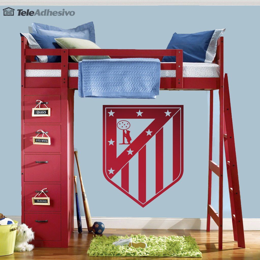 Vinilos Decorativos: Escudo Atlético de Madrid