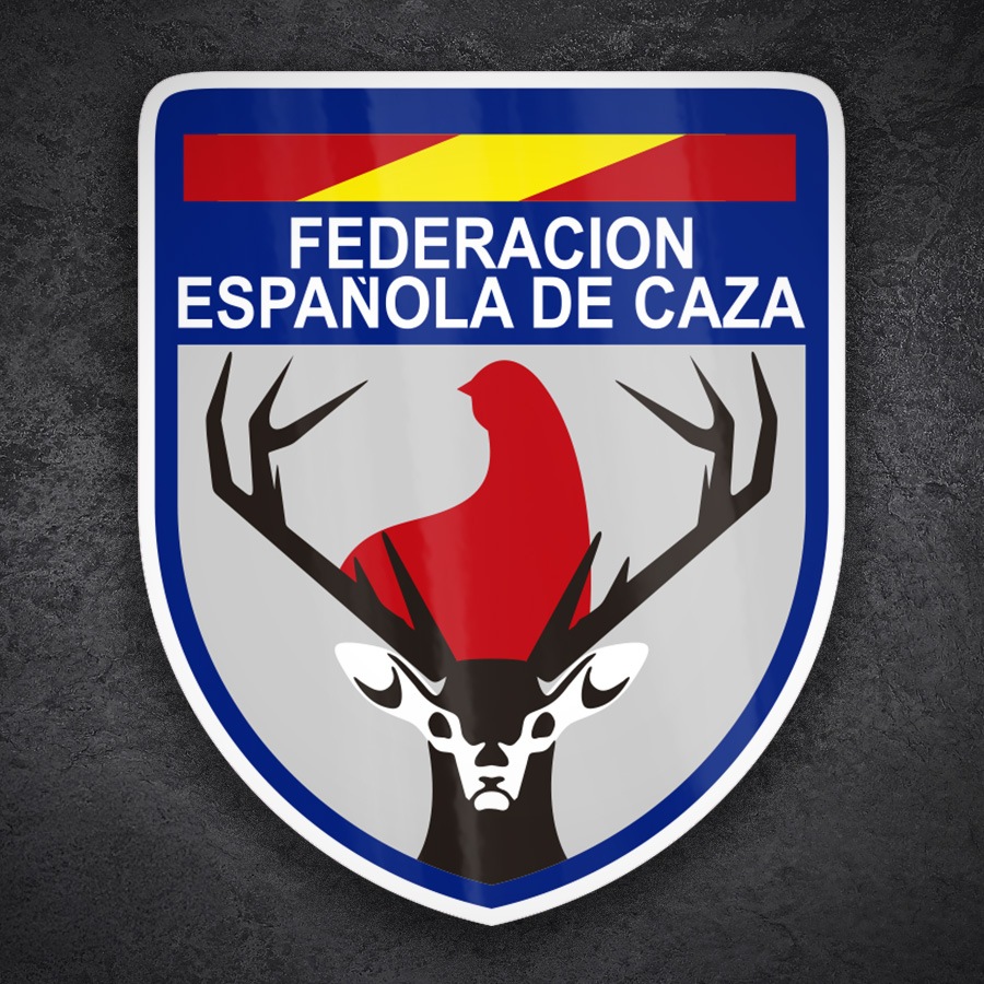 Pegatinas: Escudo Federaci&oacute;n Espa&ntilde;ola de Caza