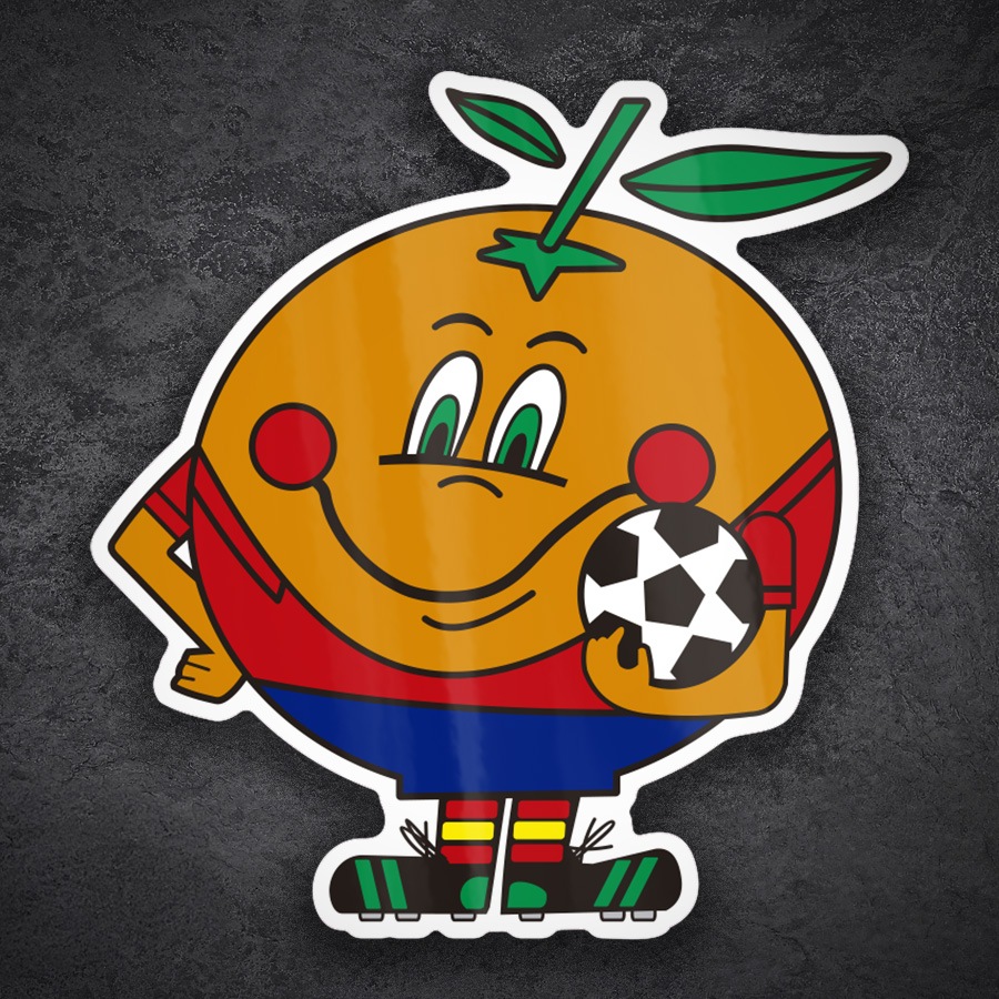 Pegatinas: Naranjito Mascota Mundial Espa&ntilde;a 82