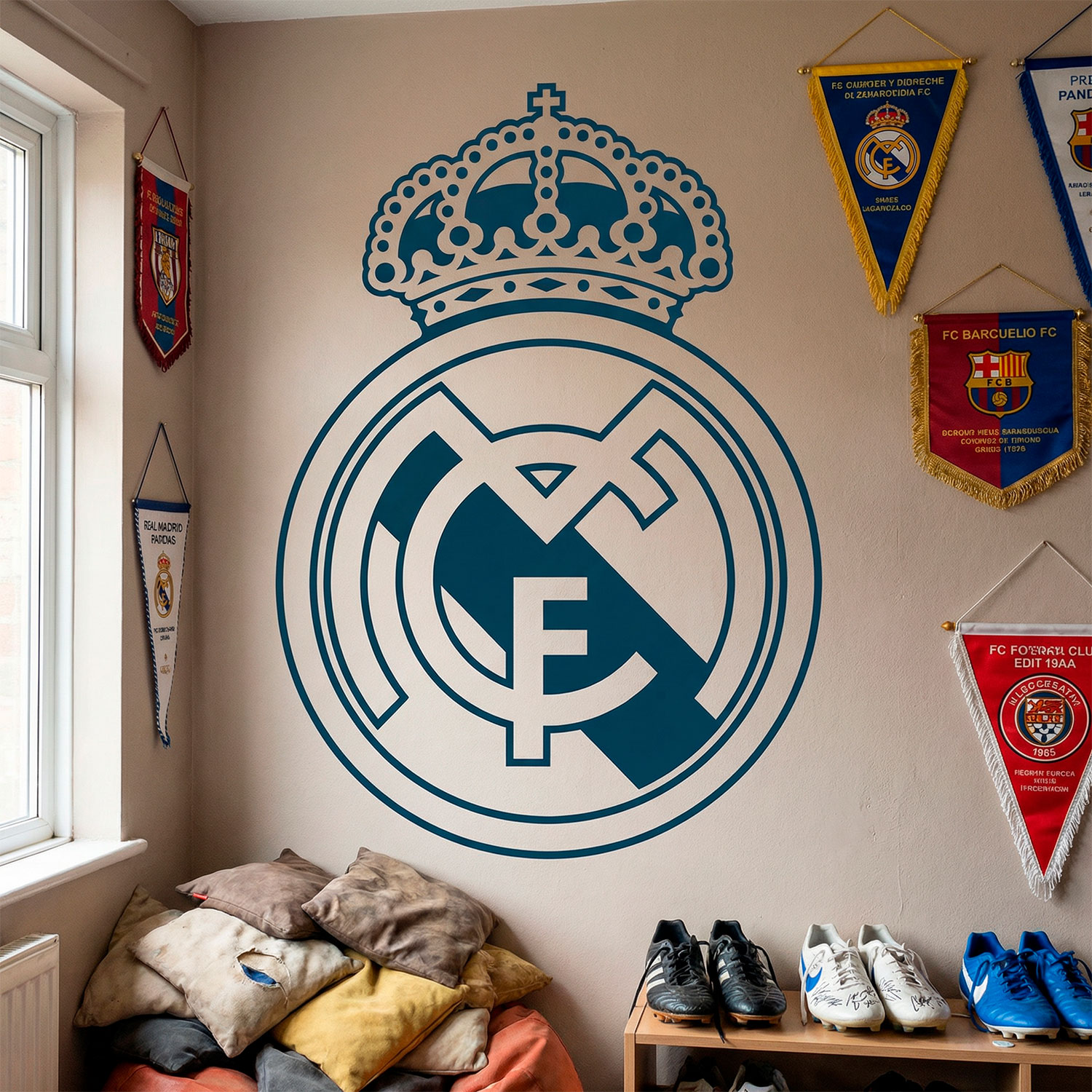 Vinilos Decorativos: Escudo Real Madrid