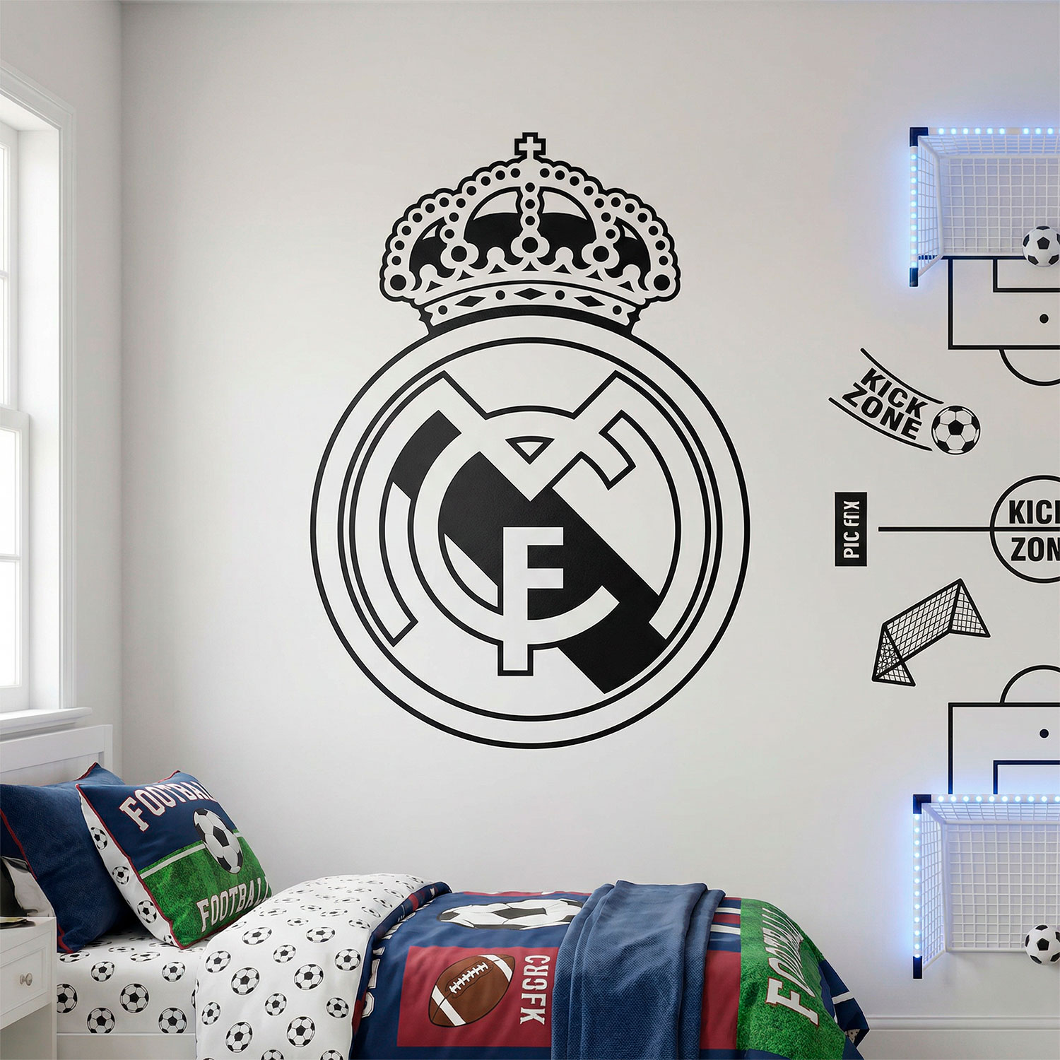 Vinilos Decorativos: Escudo Real Madrid