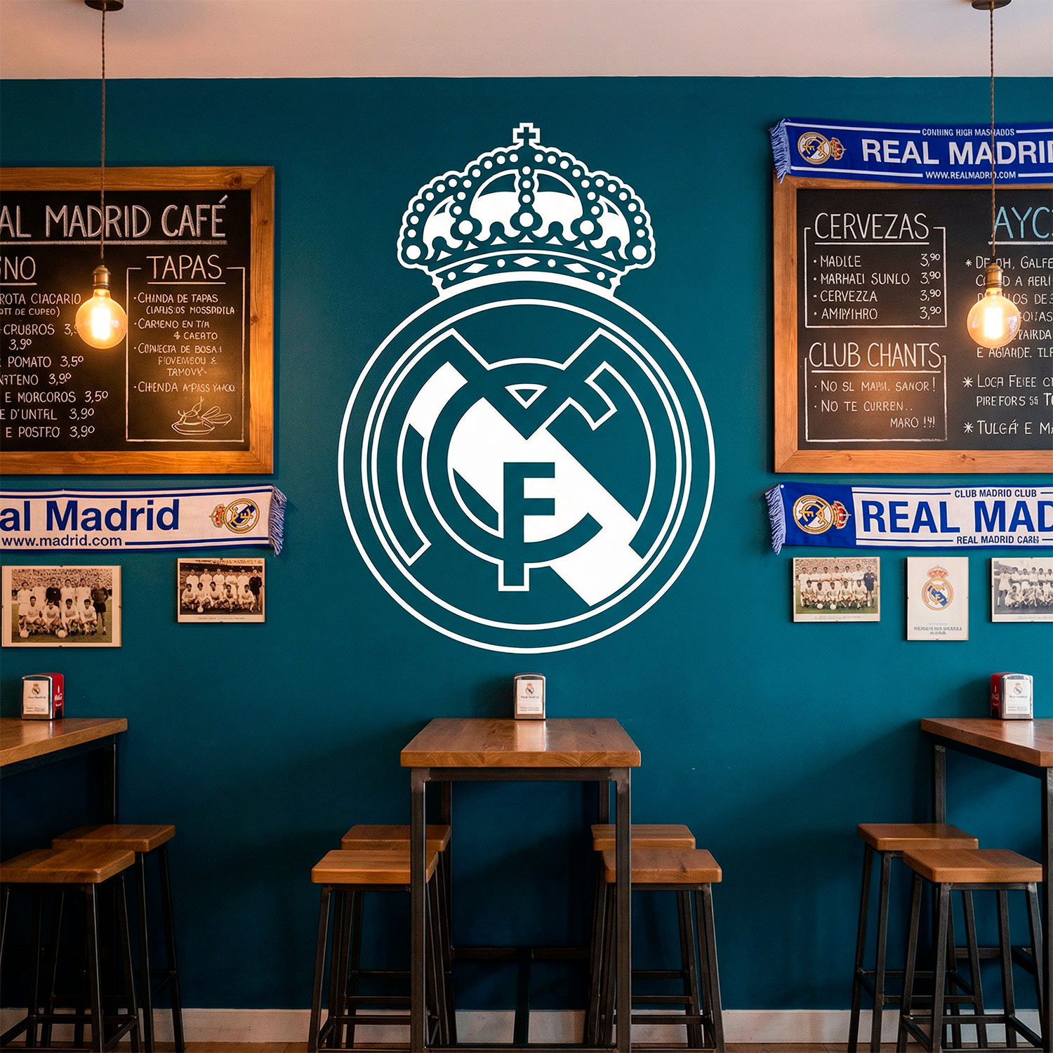 Vinilos Decorativos: Escudo Real Madrid