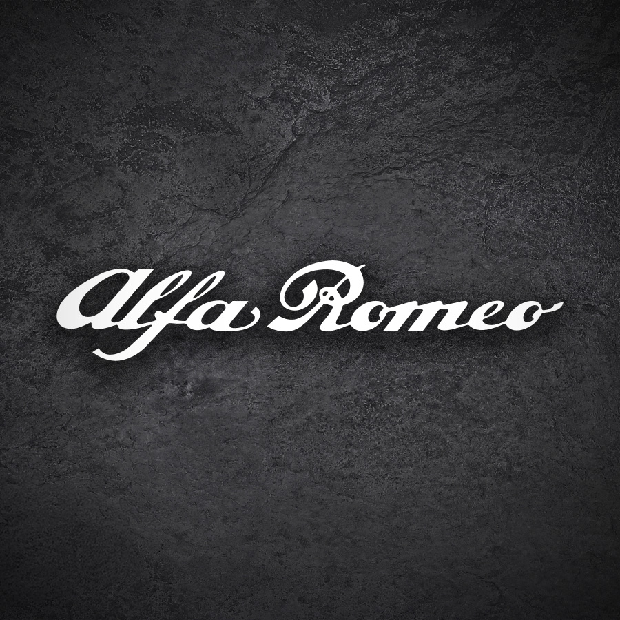 Pegatinas: Alfa Romeo Caligraf&iacute;a Cl&aacute;sica
